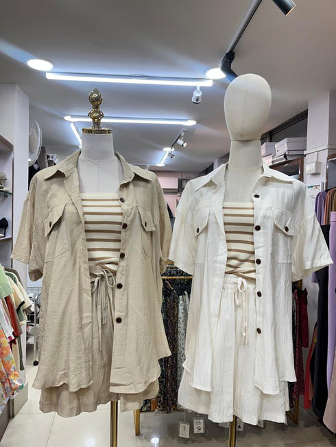 High Quality Collar Half sleeves Shirts With Tops and Shorts